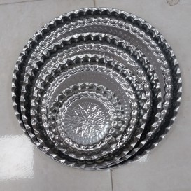 سینی طرحدار استیل 50
