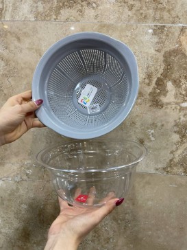 ست آبکش لگن کریستال برنا