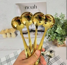 ملاقه خورشت یونیک طلایی